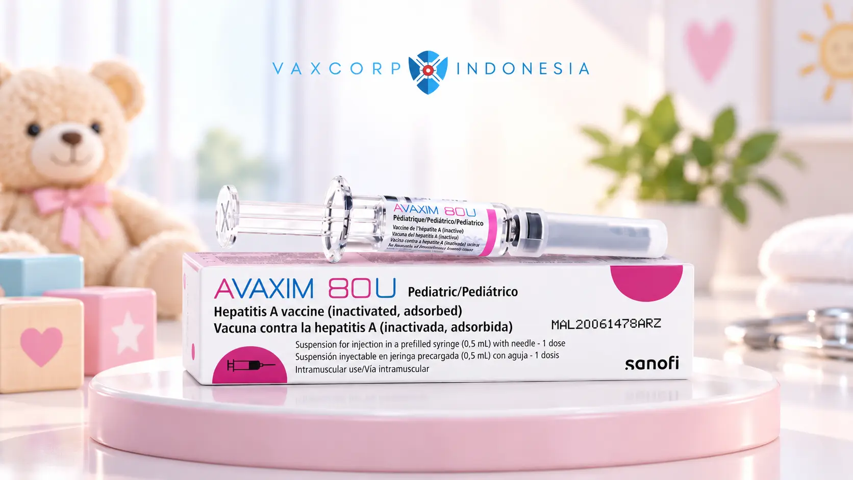 Avaxim 80 – Vaksin Hepatitis A Anak